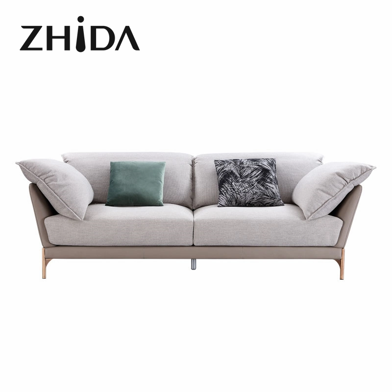 Modern Italian Sectional Fabric Couch Living Room Sofa