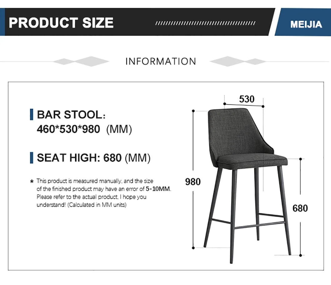 Bar Modern Luxury Furniture Barstool Bar Chairs Barstools and Restaurant Dining Chairs