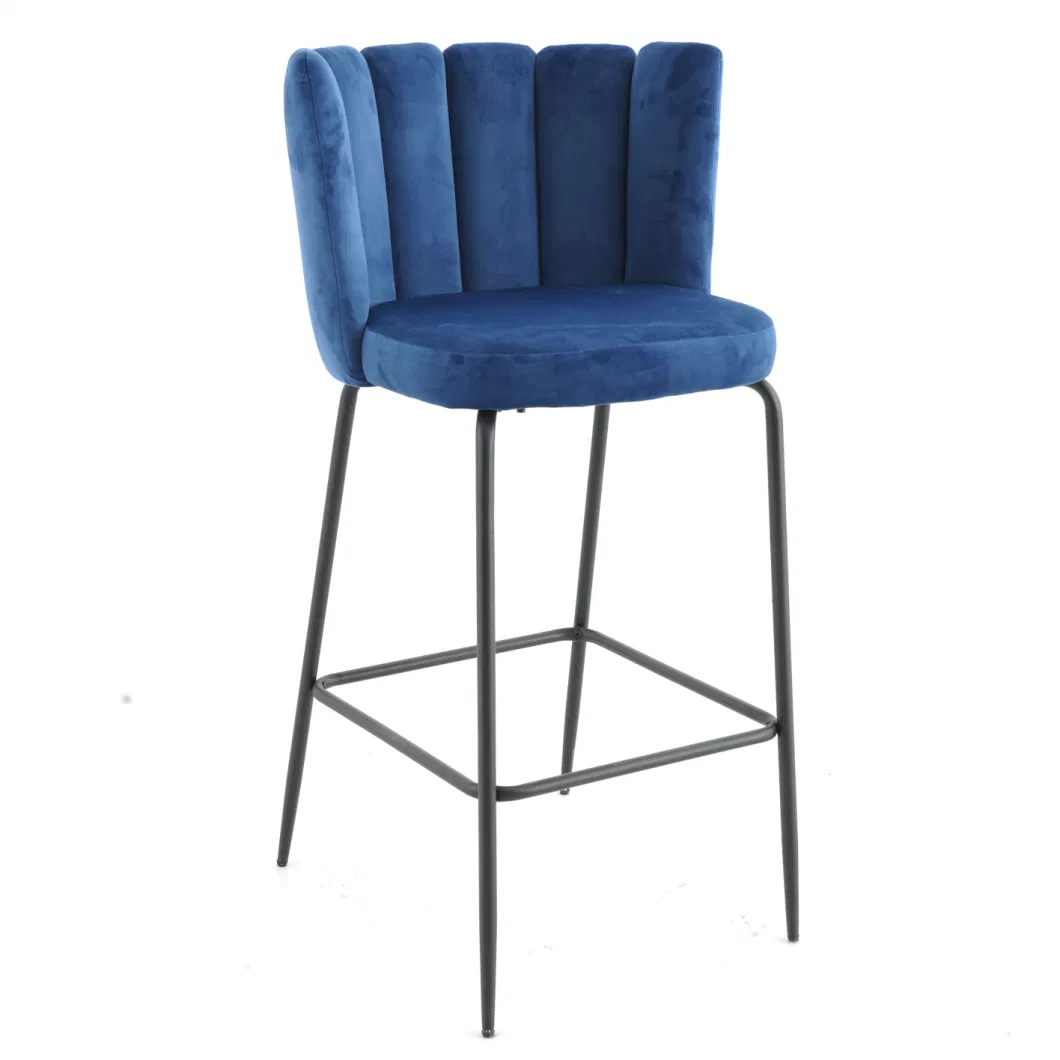 Velvet Dining Chairs Factory Sales Modern Design Dining Room Furniture Bar Chairs
