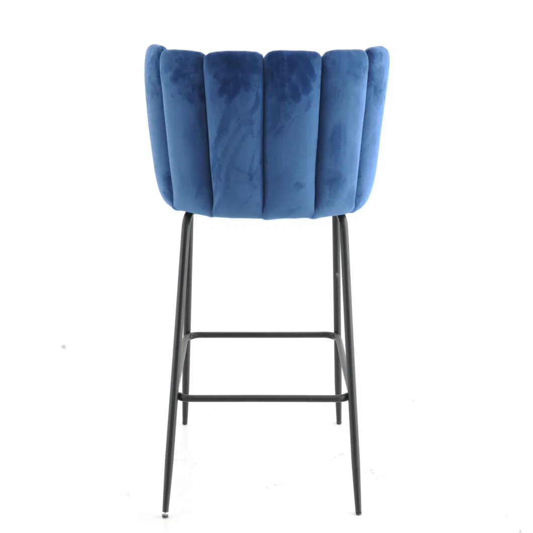 Velvet Dining Chairs Factory Sales Modern Design Dining Room Furniture Bar Chairs